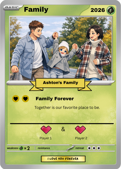 Personalized Pokémon Card
