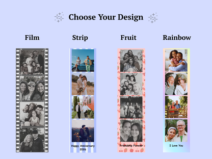 CUSTOM PHOTO STRIP MAGNET