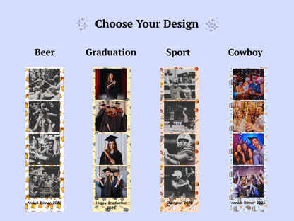 CUSTOM PHOTO STRIP MAGNET