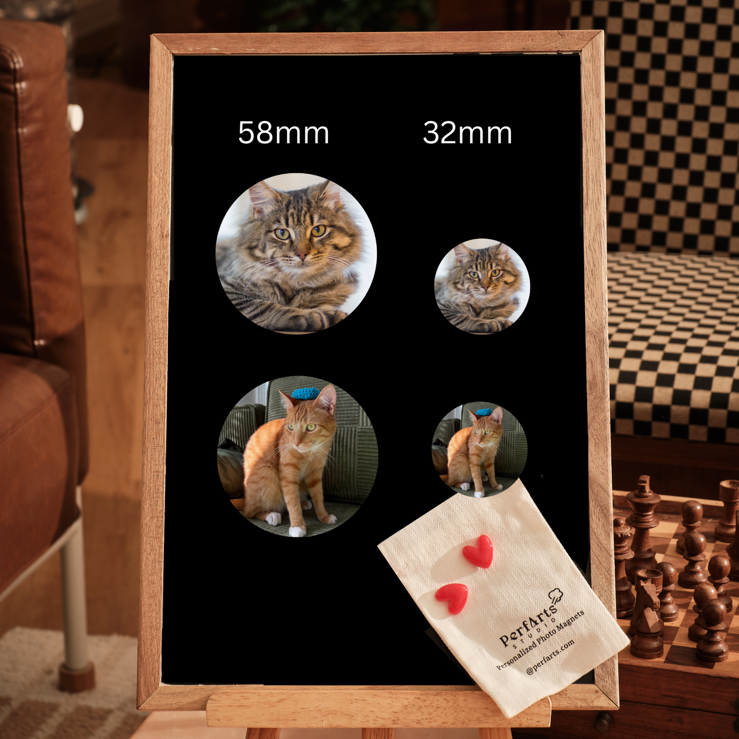 32mm CUSTOM PHOTO BUTTON